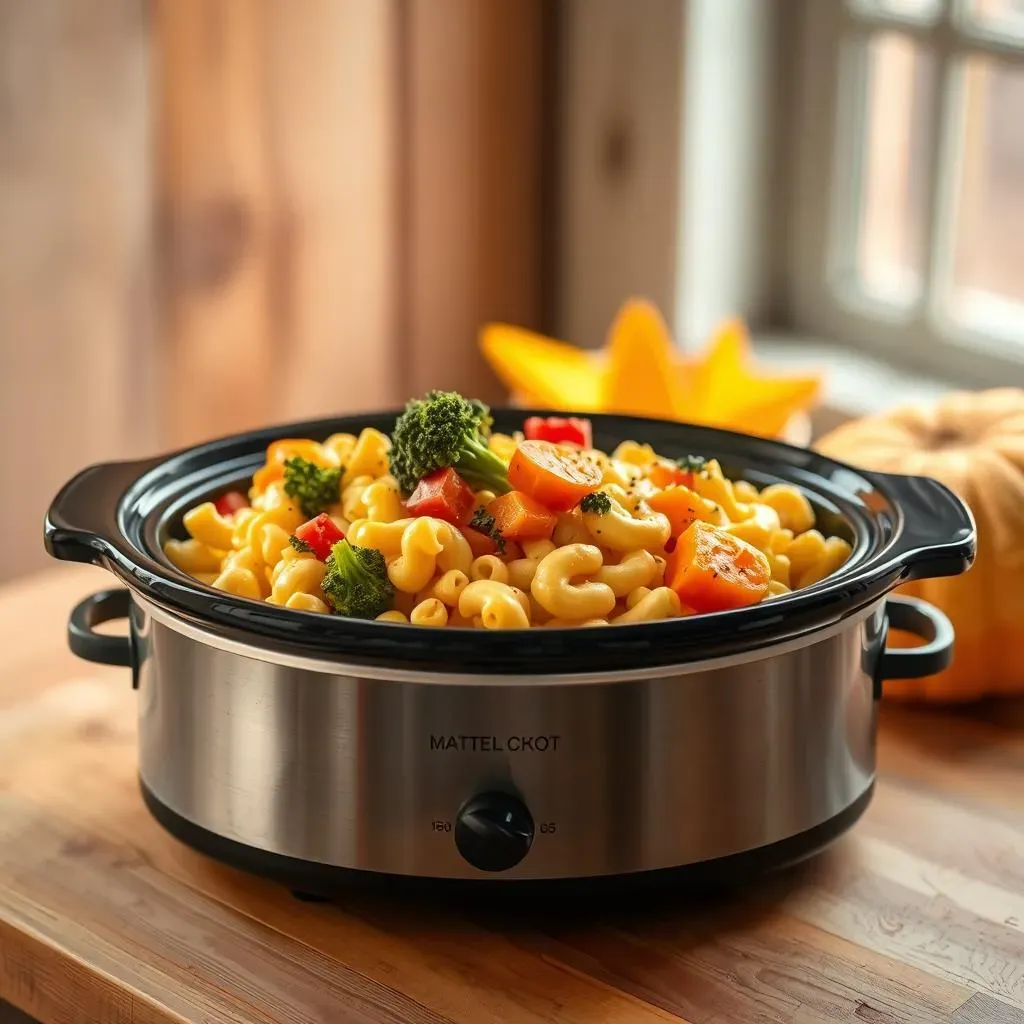 The Best Slow Cooker Mac and Cheese with Vegetables Recipe