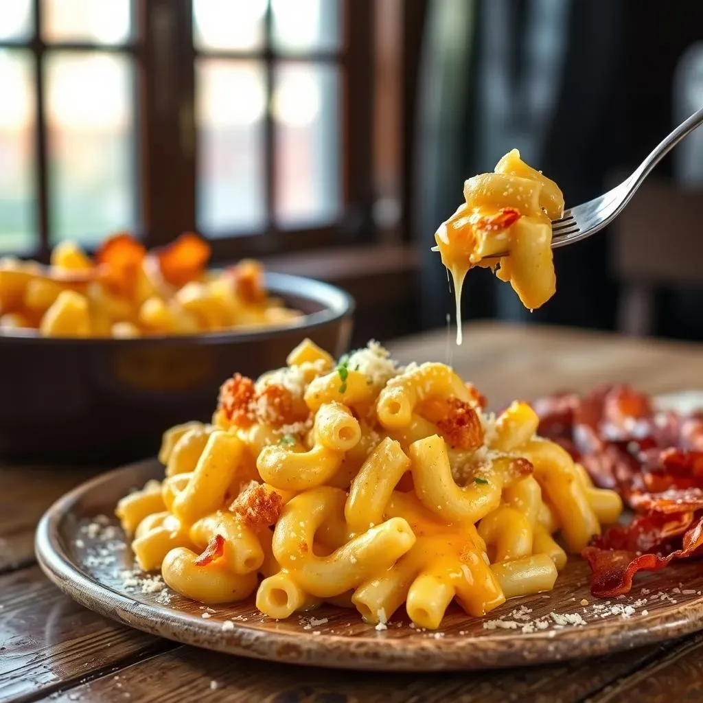 The Secret to Perfectly Cheesy Air Fryer Mac and Cheese with Parmesan