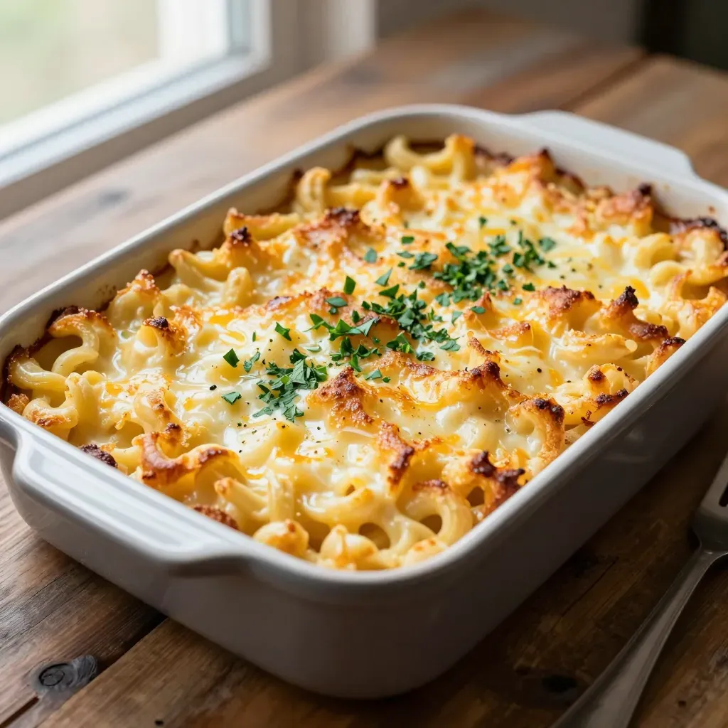 Ultimate Baked Mac and Cheese Recipe 3 Cheese Blend