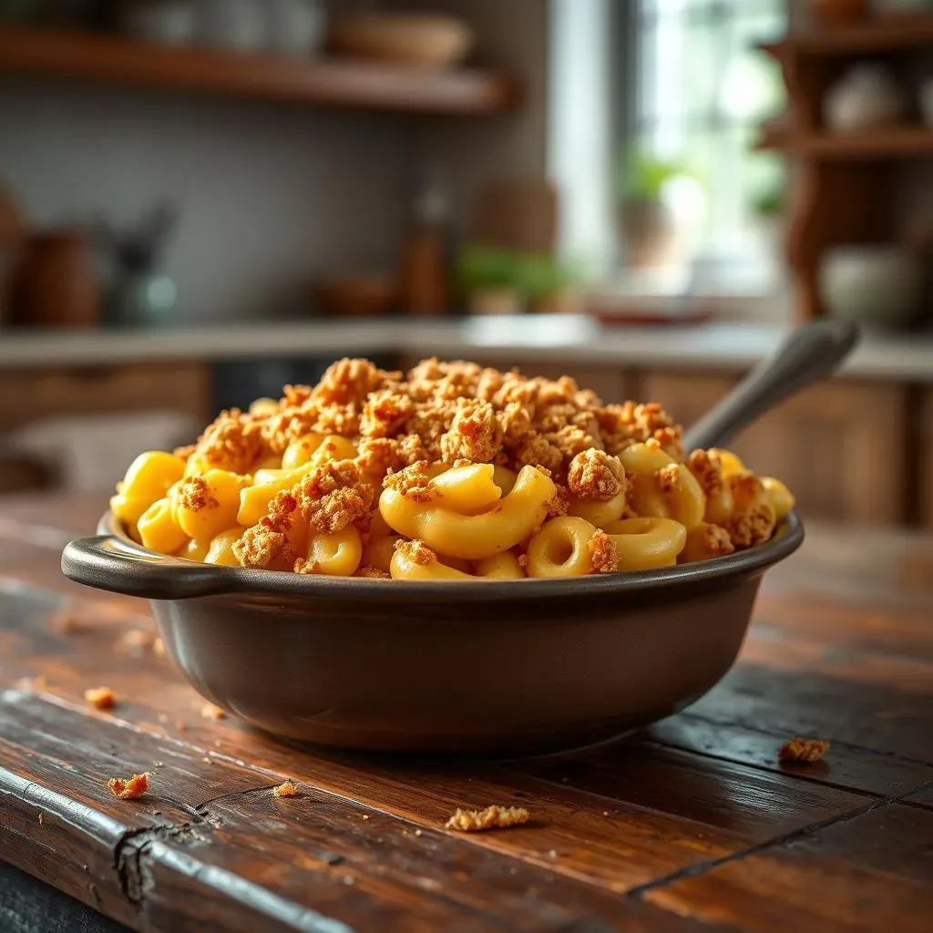 Ultimate Vegan Mac & Cheese with Breadcrumbs