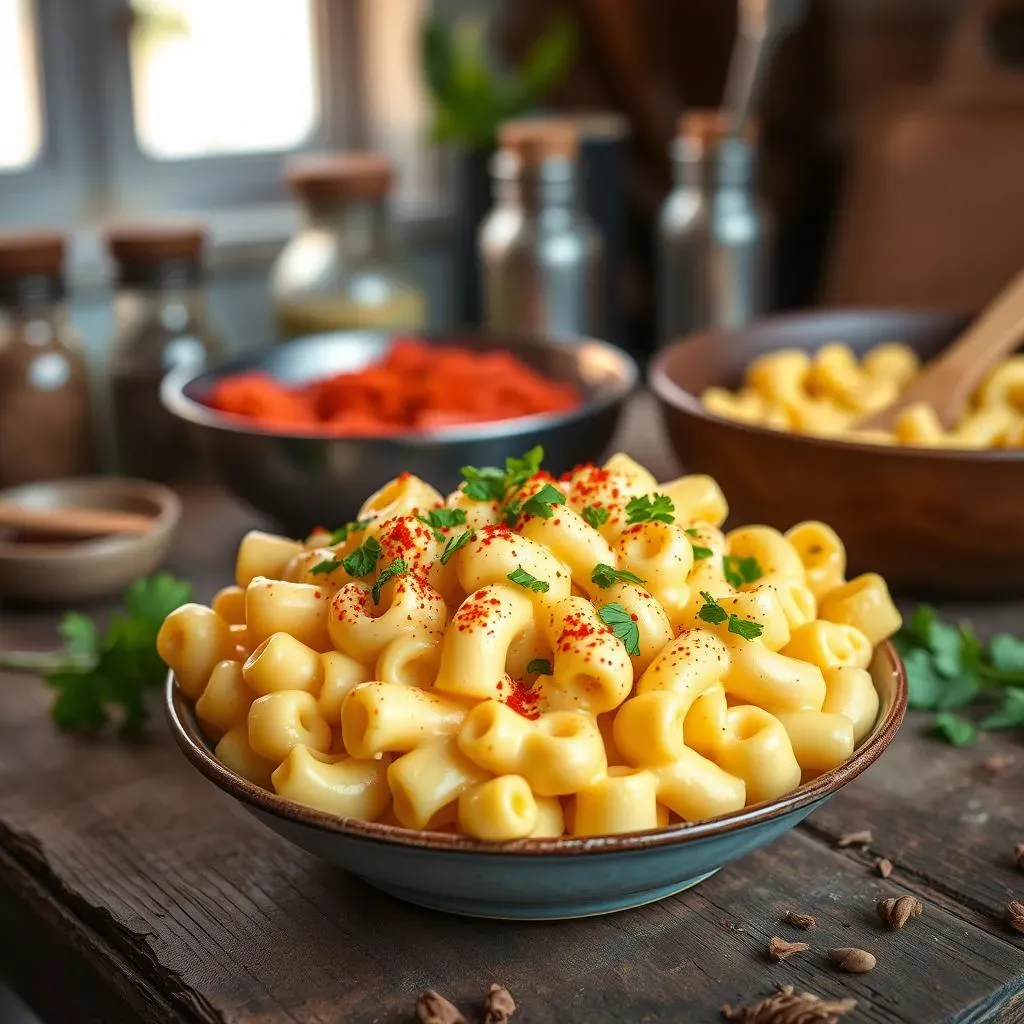 Amazing Vegan Mac & Cheese with Spices