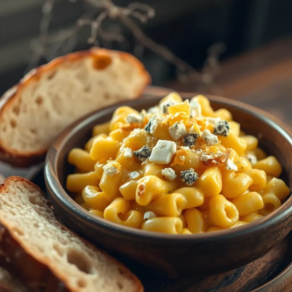 What is Mac and Cheese with Blue Cheese?